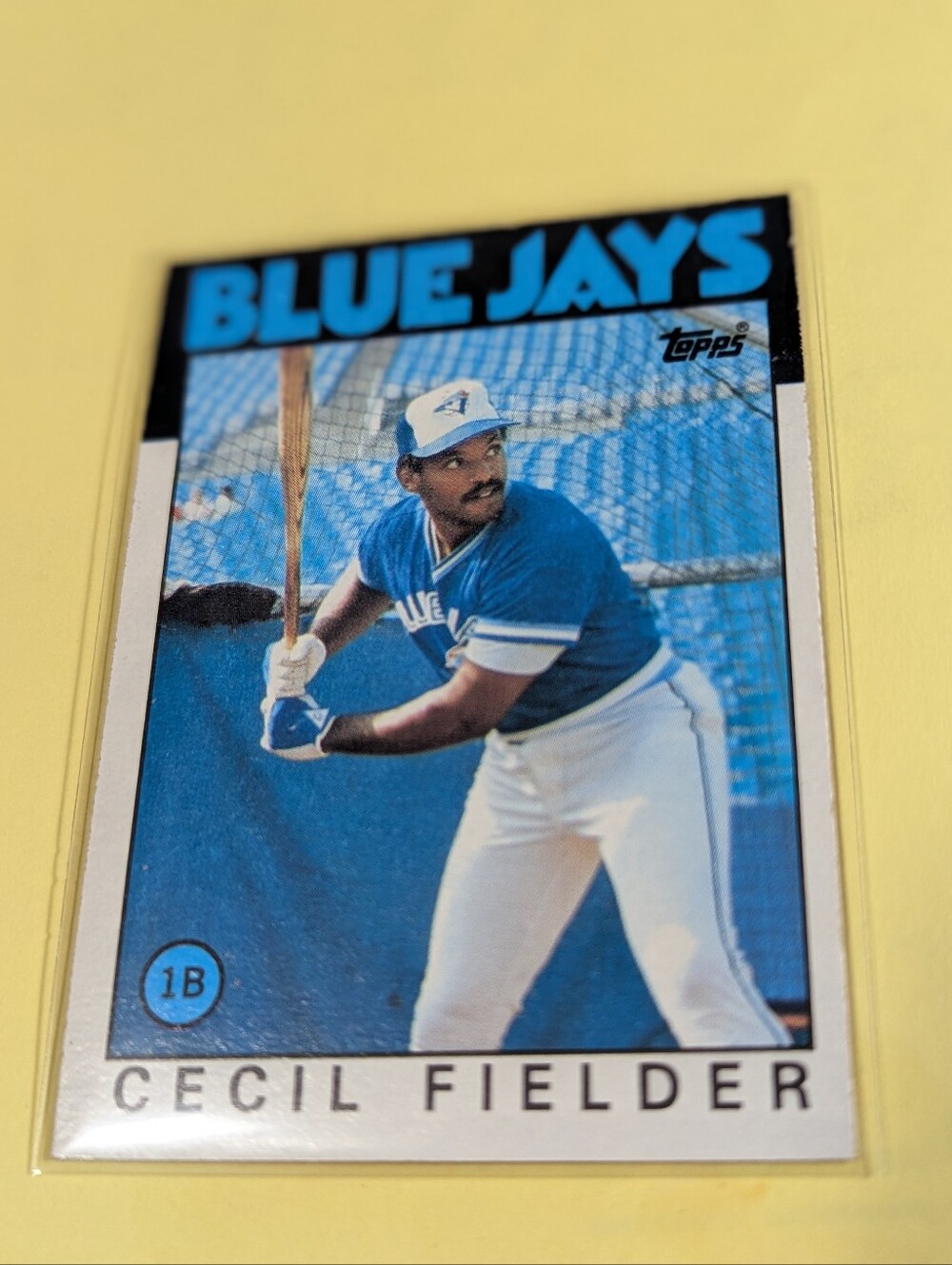 Baseball Card #386 Cecil Fielder RC 1986 Topps New
